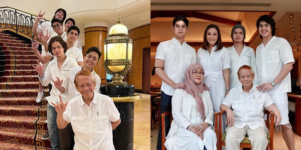 Called Celebrating Idul Adha without Irwan Mussry, Here are 8 Warm Photos of Maia Estianty Gathering with Extended Family - All Dressed in White