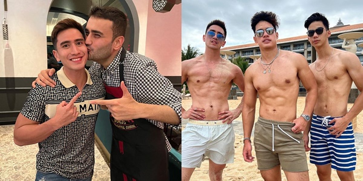 Accused of Being Gay, Photos of Verrel Bramasta with His All-Male Gang