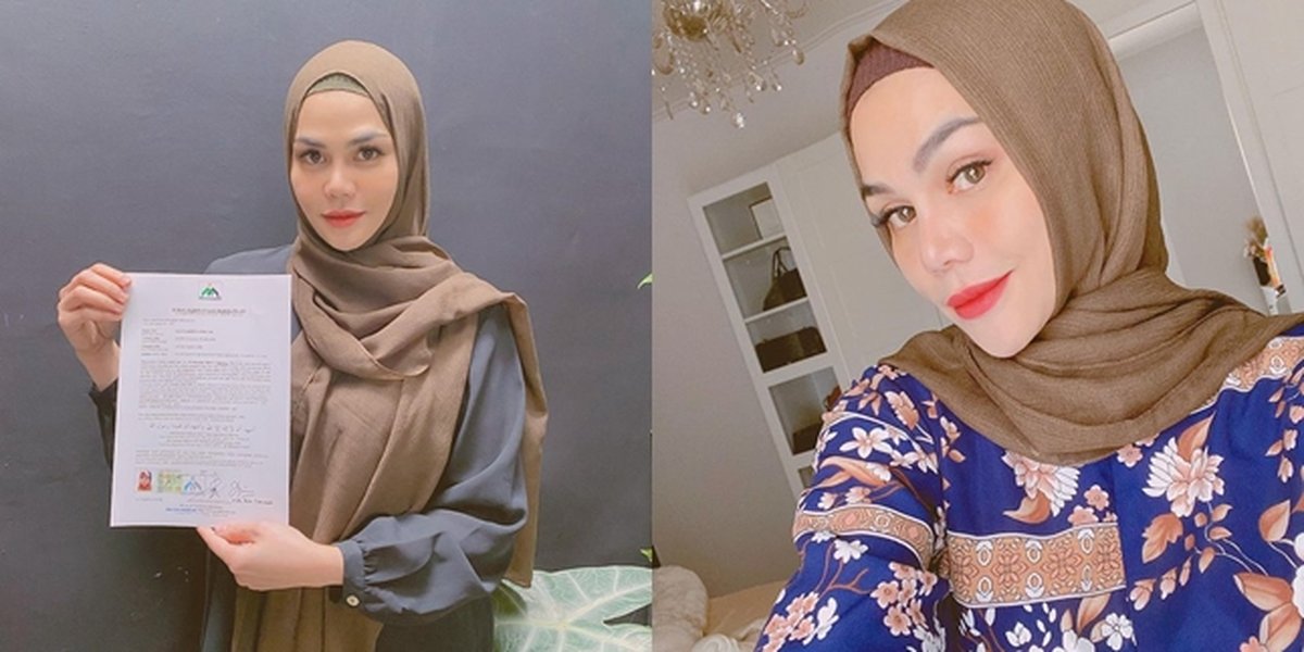 DJ Katty Butterfly Receives Convert Certificate, 9 Beautiful Pictures Wearing Hijab Flooded with Praise