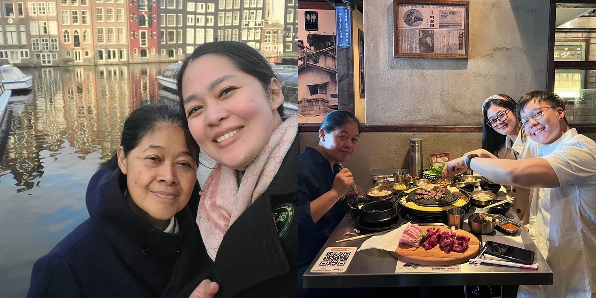 Two Children on Different Continents, Pictures of Mother Gracia Indri and Gisela Cindy Visiting Their Daughters in the Netherlands & Canada