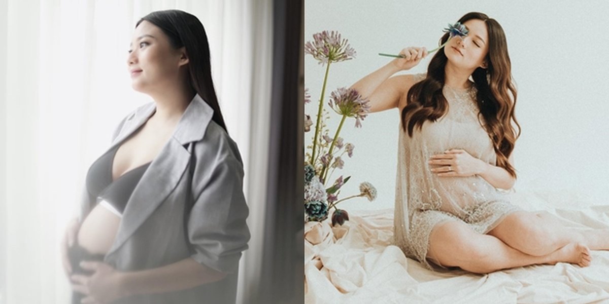 Twice Experienced Miscarriage, Portrait of Stella Cornelia, Fendy Chow's Wife, Doing Maternity Shot - Looking Hot in Transparent Clothes