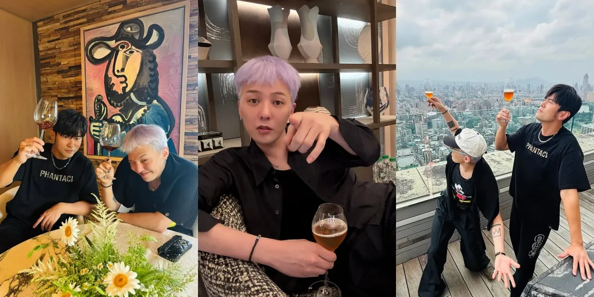 Two Legends Meet, G-Dragon Relaxing Hanging Out with Jay Chou