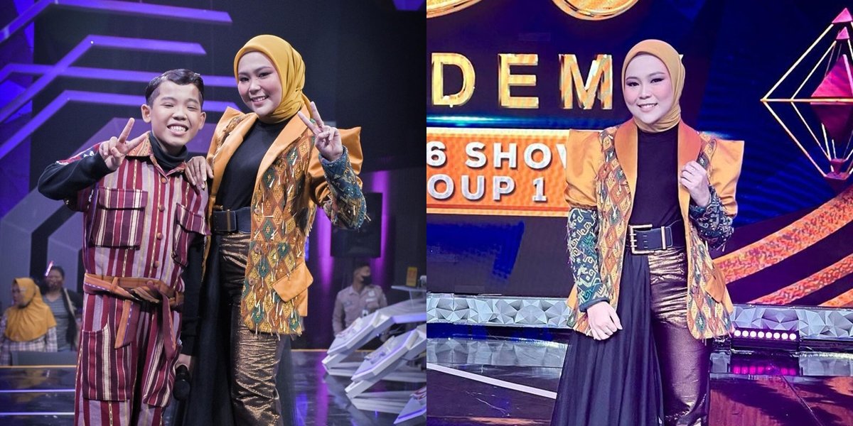 Duet with Hasby, Beautiful Portrait of Selfi Yamma on Top 6 D'Academy 5 Stage