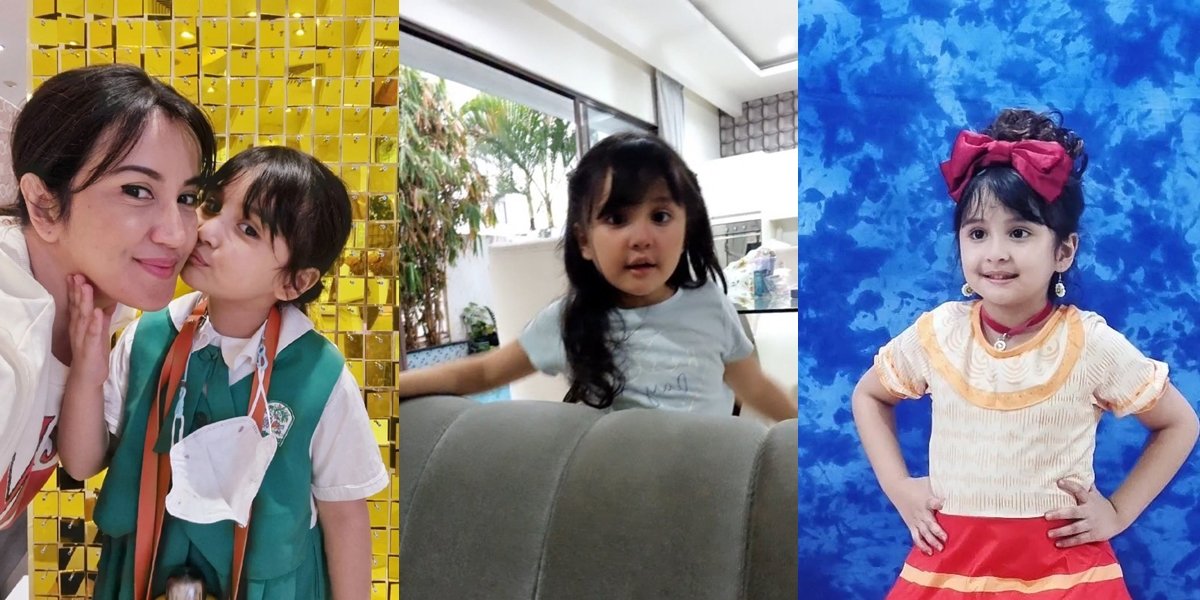 Once Called Resembling a Doll, 8 Portraits of Kylie, Andi Soraya's Youngest Child Who Has Entered Kindergarten - Getting Prettier