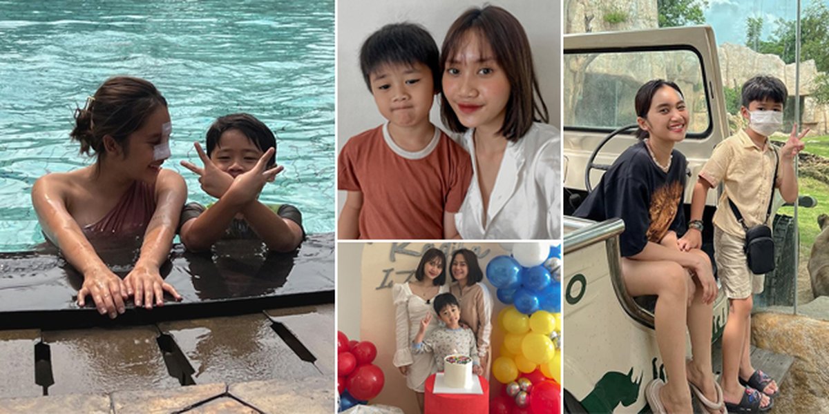 Previously Pregnant Outside of Marriage at the Age of 16, Take a Look at Permesta Dhyaz's Style When Taking Care of Her Child Who is Already Grown Up - Hot Mama Banget!