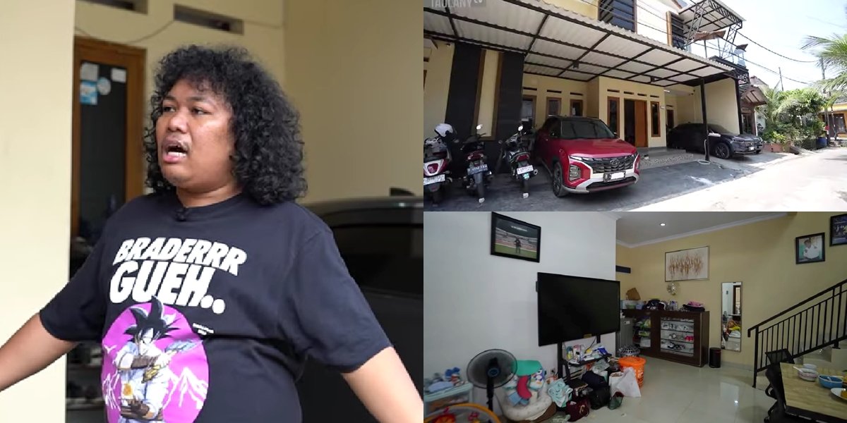 Formerly His House Was So Narrow Until Sleeping with Motorcycles, Here are 8 Pictures of Marshel Widianto's House Now - 2 Floors Worth Rp1 Billion