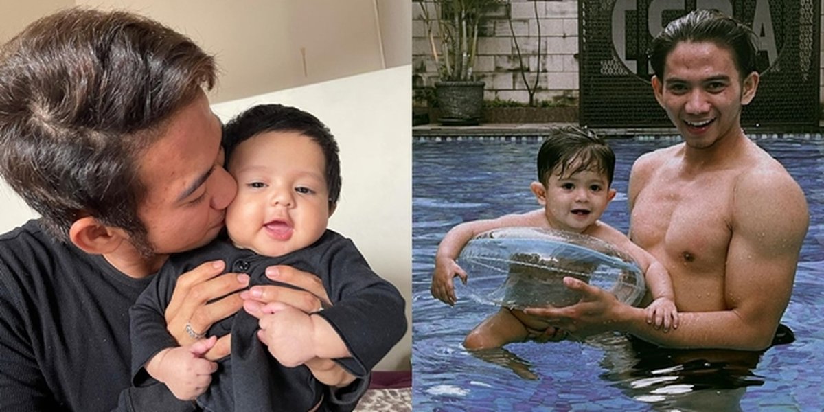 His Face is Equally Handsome, 8 Photos of Rizki DA Taking Care of Baby Syaki - Not Escaping from Netizens' Criticisms
