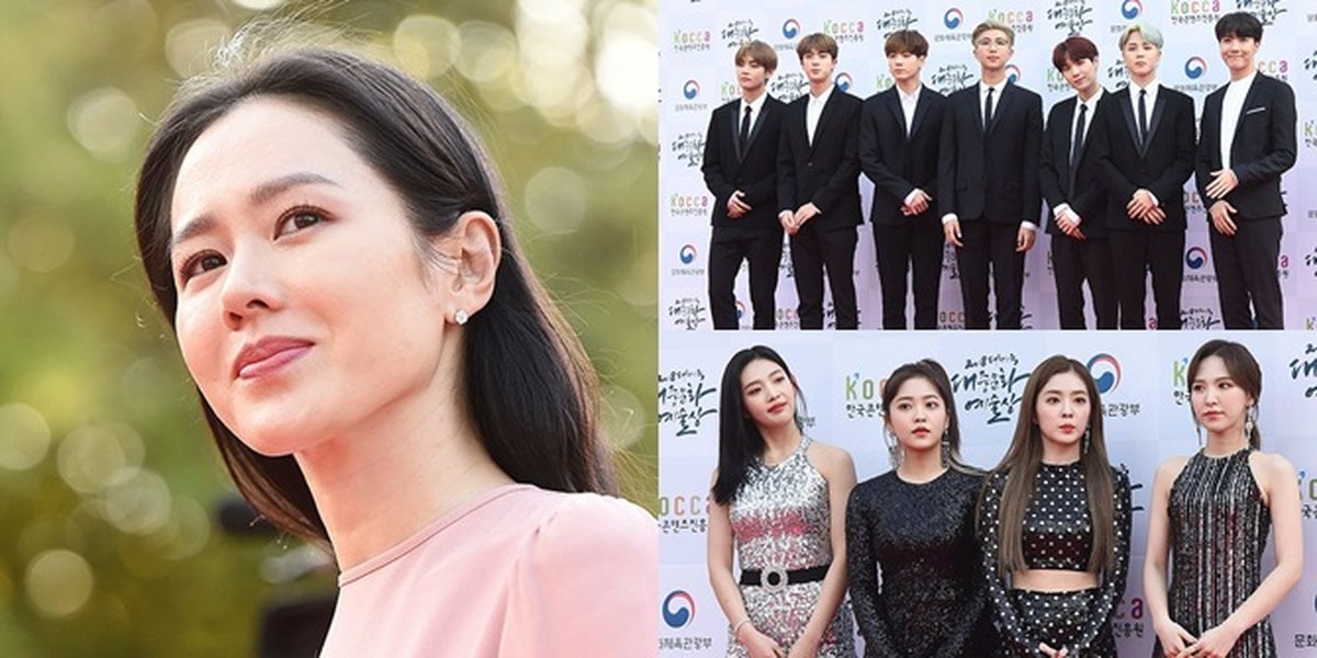 Elegant, Celebrities on the Red Carpet of the Korean Popular Culture & Arts Awards