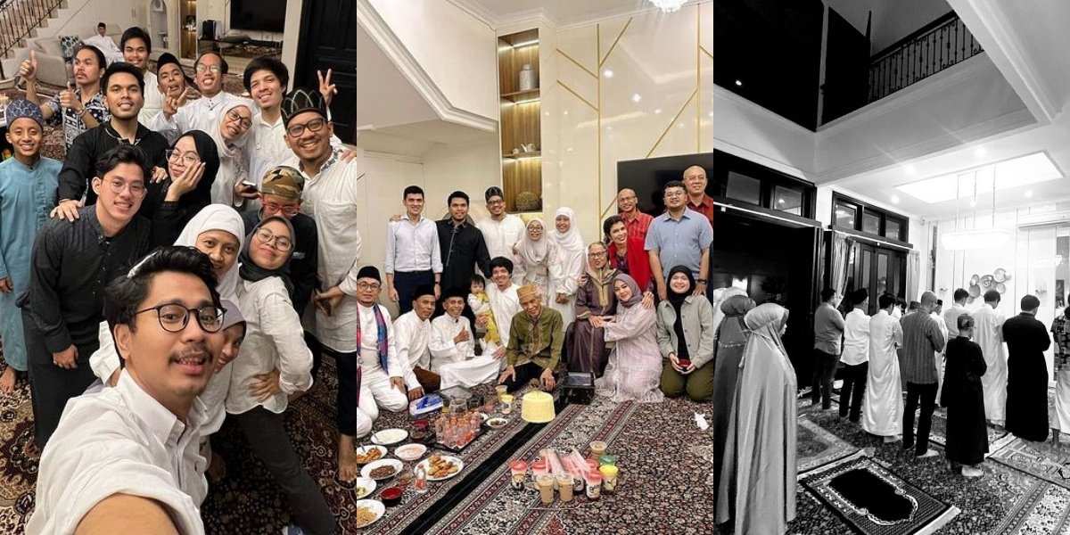 Four Years Without Fasting Together with Gen Halilintar, 10 Photos of Thariq and Atta Halilintar Having Bukber with the Extended Family - Celebrating Grandpa's Birthday