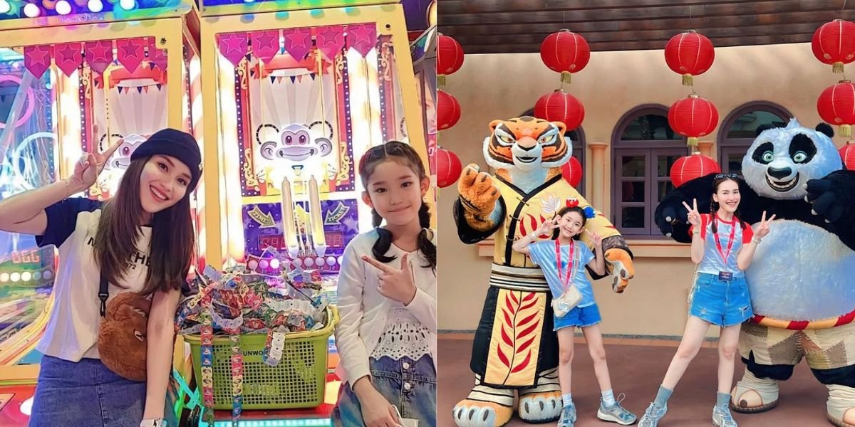 Enji Claims Missing Child, Check Out 8 Photos of Ayu Ting Ting and Bilqis Having Fun Together