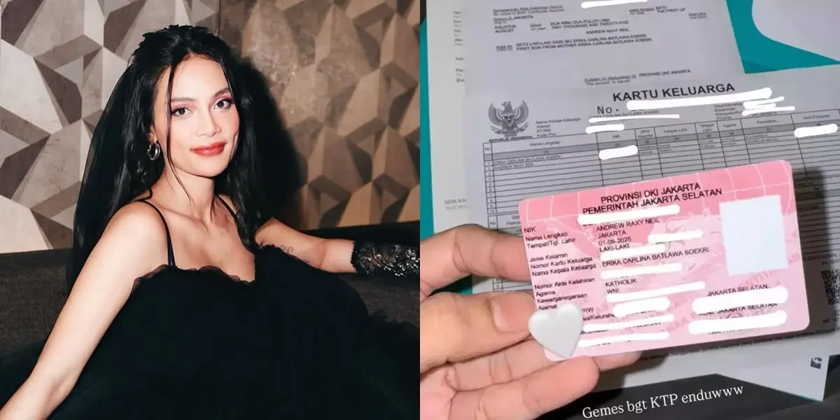 Erika Carlina Shows Family Card and Child Identity Card, Becomes Head of Household Without a Husband