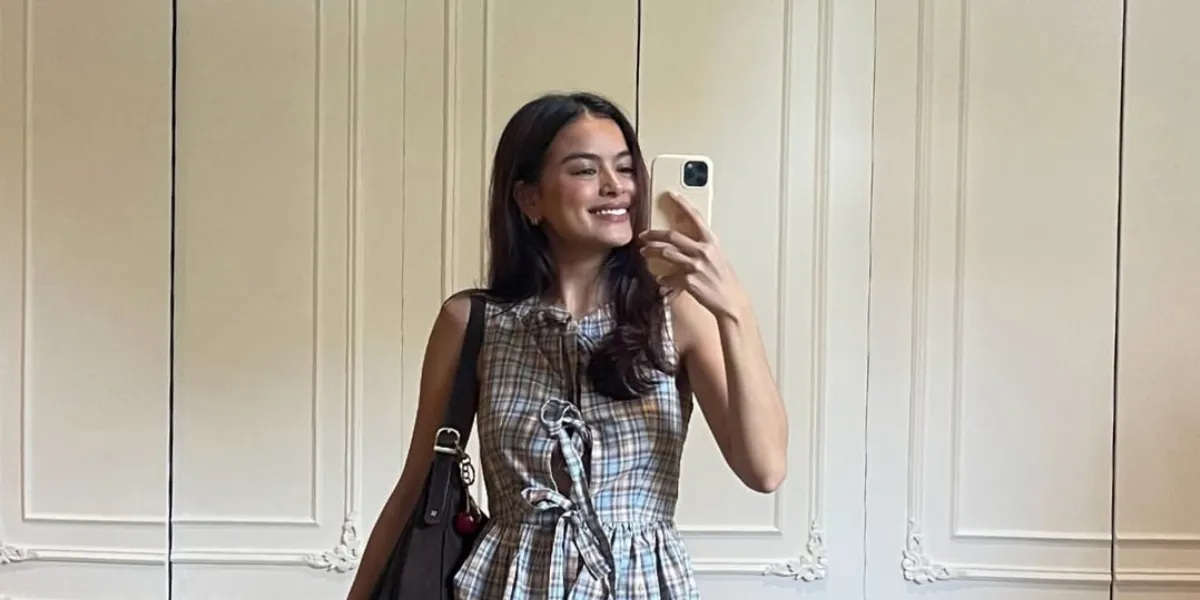Eva Celia Enjoys a Journey to Semarang by Train