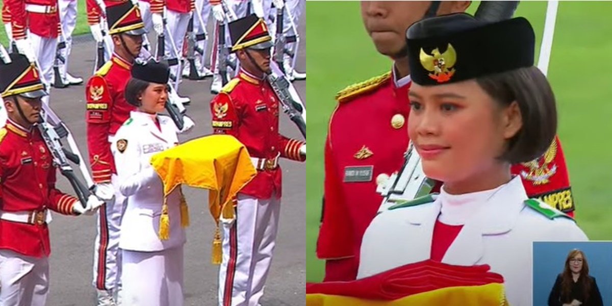 Facts about I Dewa Ayu Firsty, the Carrier of the Red and White Flag During the 77th Anniversary of Indonesian Independence Day Ceremony at the State Palace