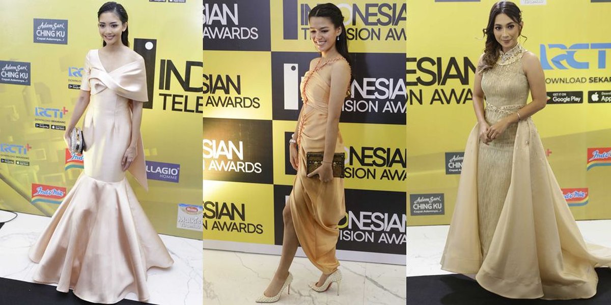 Celebrity Fashion at the Indonesian Television Awards 2019, Stylish in Yellow