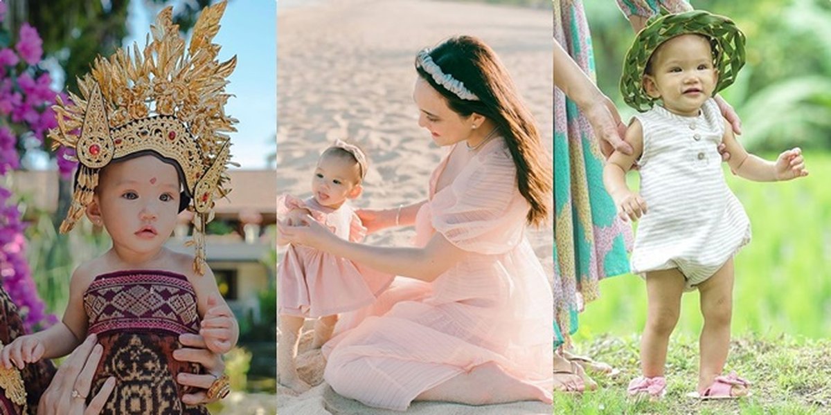 Fashionista Cilik! 12 Photos of Baby Claire, Shandy Aulia's Daughter, Wearing Various Stylish Outfits, From a Balinese Girl to Playing in the Rice Field