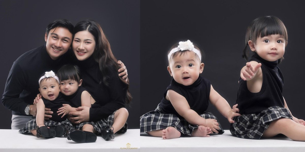 Felicya Angelista and Caesar Hito Have a Photoshoot with Their Two Children, Good Looking Good Rekening Family