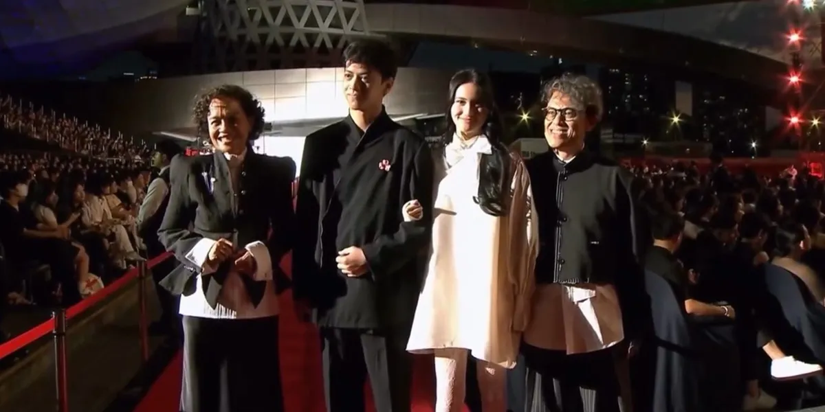 The Rangga & Cinta Film Presents at BIFF 2025, Riri Riza & Mira Lesmana Accompany Leya Princy & El Putra Sarira