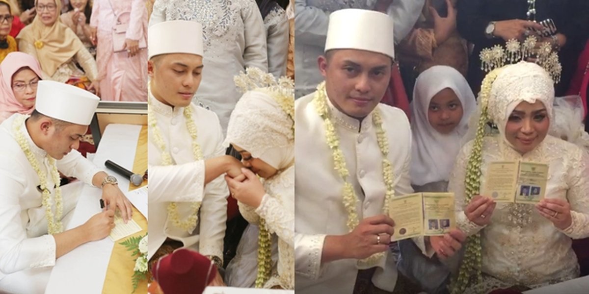 PHOTO Marriage Vow Muzdalifah - Fadel Islami, Adorned with Diamond Dowry