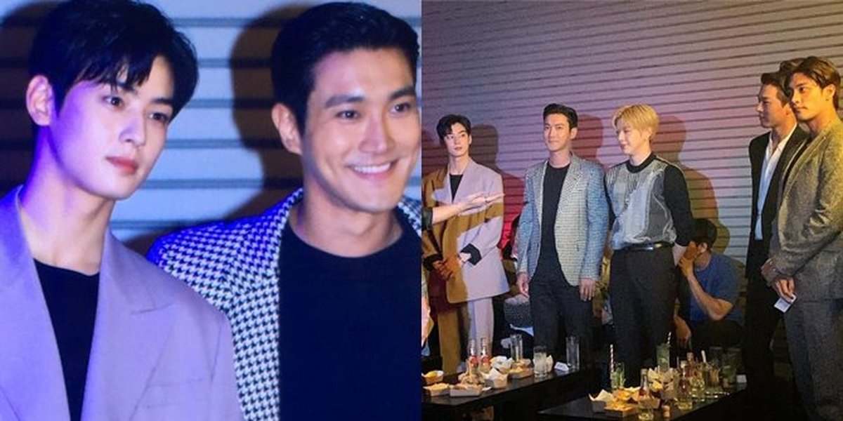 PHOTO: Handsome Korean Actors Sitting Together and Making Fans Excited: Cha Eun Woo - Siwon