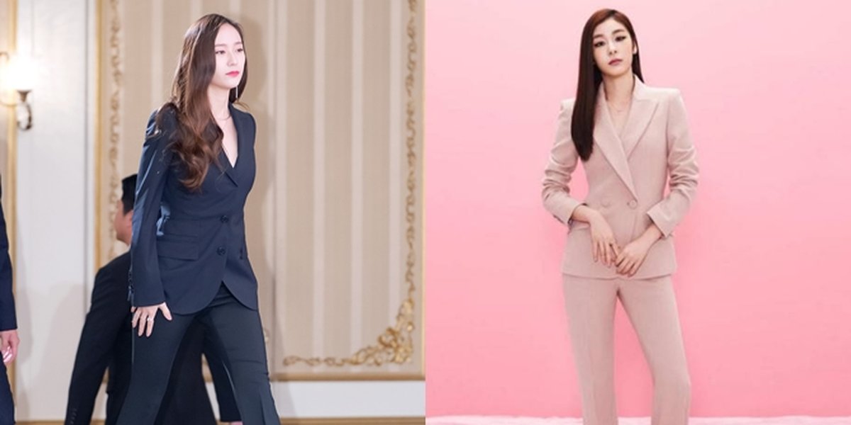 PHOTO: Charming Korean Actresses in Boyish Suits