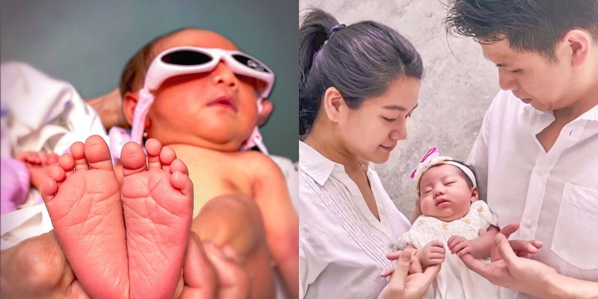 Beautiful Photos of FTV Actress Rorencia's Cute Baby, One Month Old, So Adorable Sunbathing - Wearing Sunglasses