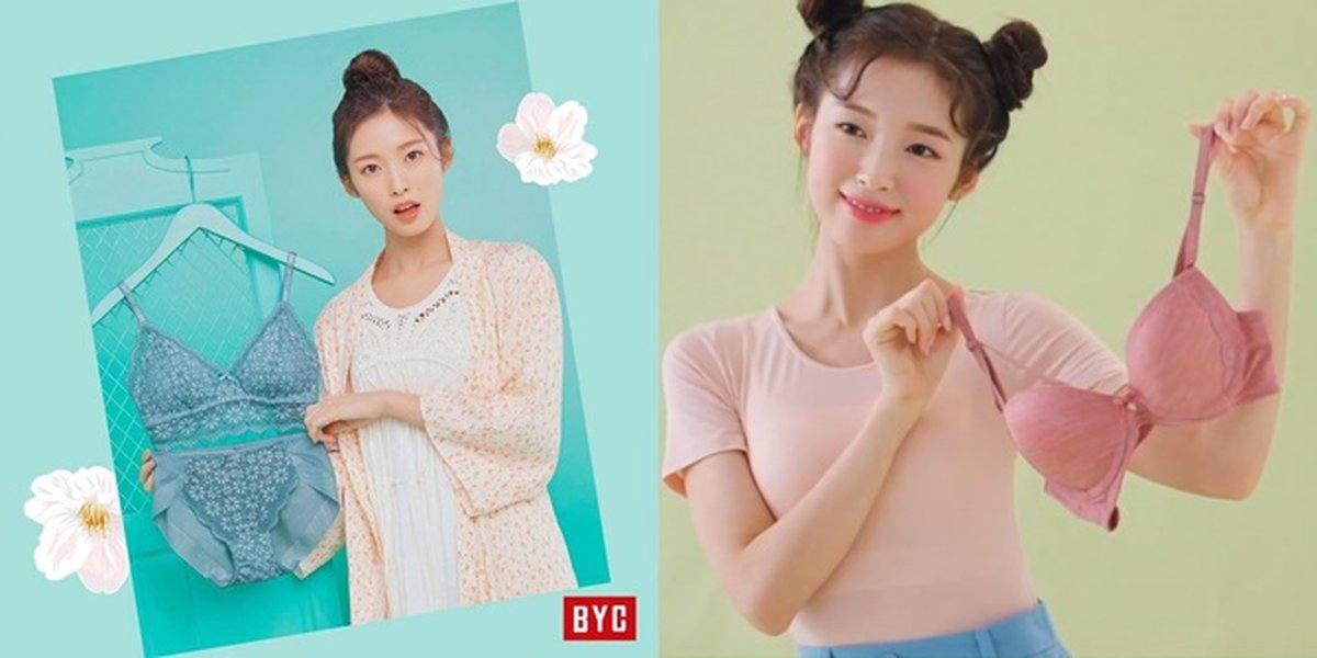 Foto Arin Oh My Girl Becomes a Controversial Underwear Model, Her Bra is Held not Worn