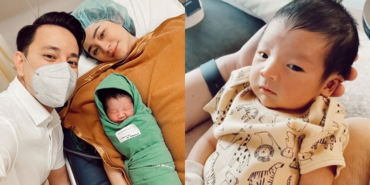 Photo of Baby Pierce, the Handsome Son of Billy Davidson and Patricia Devina, Can Give a Deadly Smile at Just a Few Days Old