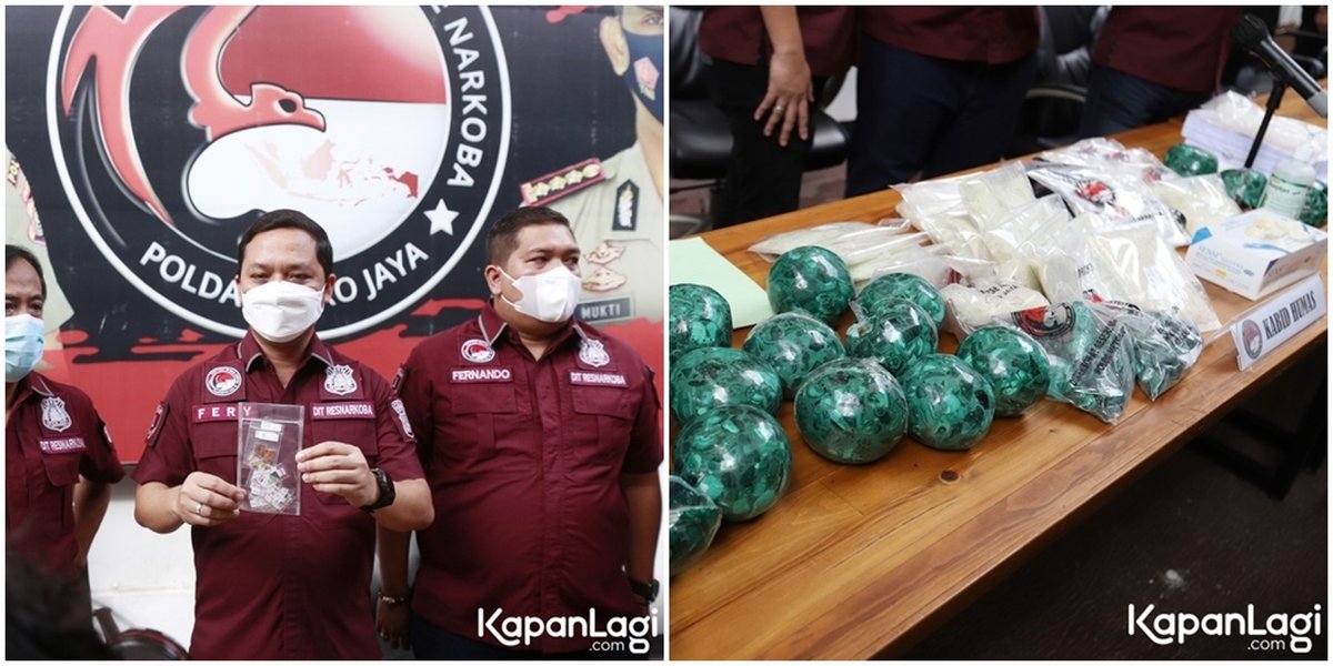 Foto Barang Bukti Penangkapan Jeff Smith, Dangerous New Type of Drugs