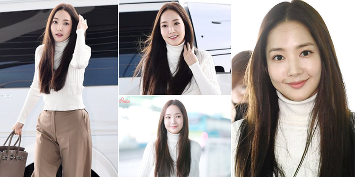 PHOTO: Departing to China, Park Min Young's Elegant Airport Fashion & as Beautiful as an Angel
