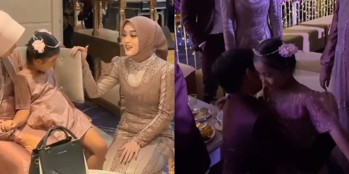 Photo of the Late Lina's Star Child at Rizky Febian's Wedding, Beloved by Delina and Her Siblings