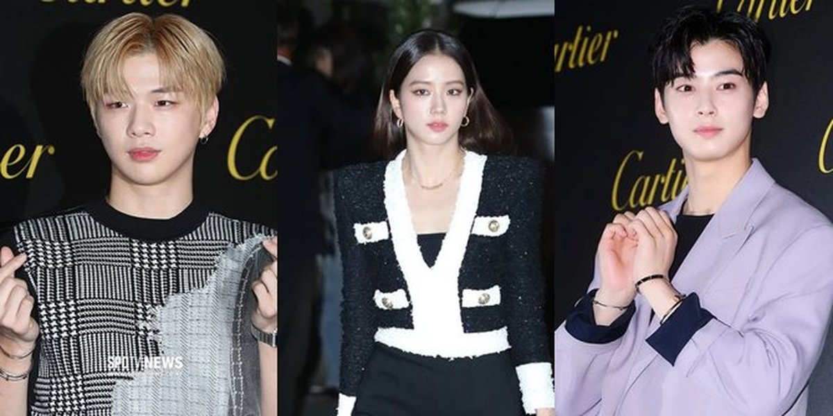 PHOTO: Korean Stars at Cartier Event, Bursting with Visuals: Jisoo BLACKPINK - Cha Eun Woo