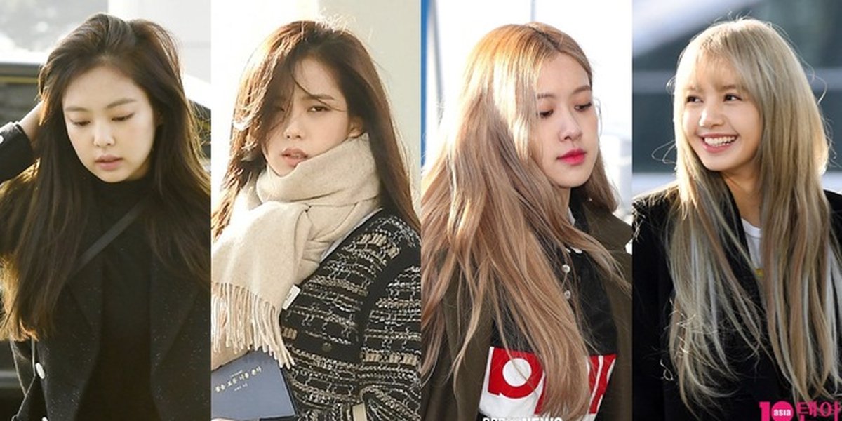 BLACKPINK's Photos at the Airport, Messy Hair Still Beautiful