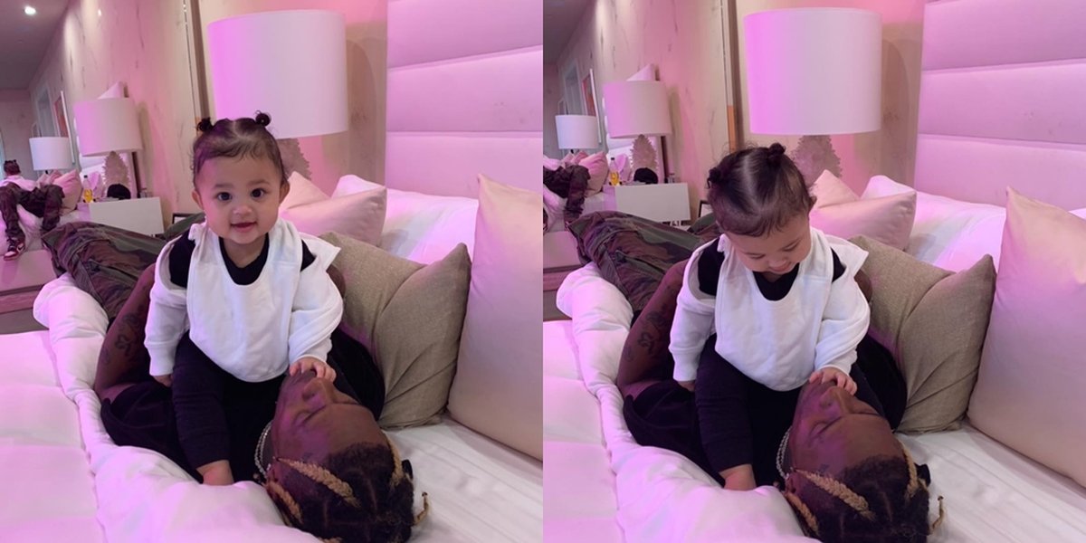 PHOTO: Travis Scott & Stormi Webster's Bonding, So Close