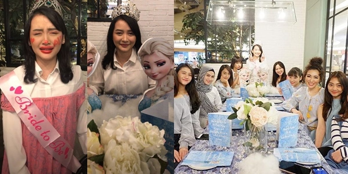 PHOTO Bridal Shower Kinal ex JKT48, Fun with Friends at the Mall