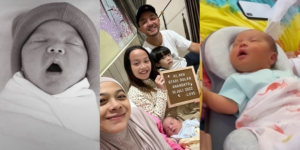 Photo of Btari Bulan, Omesh and Dian Ayu Lestari's Third Child, Still a Baby but Already Elegant