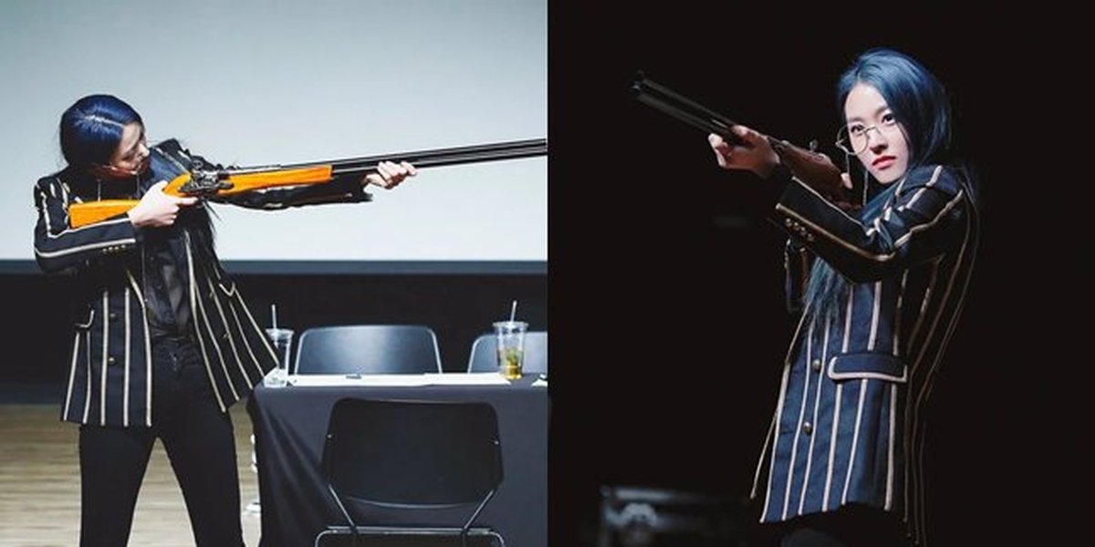 Beautiful Photos of Seolhyun AOA as a Hunter with a Rifle