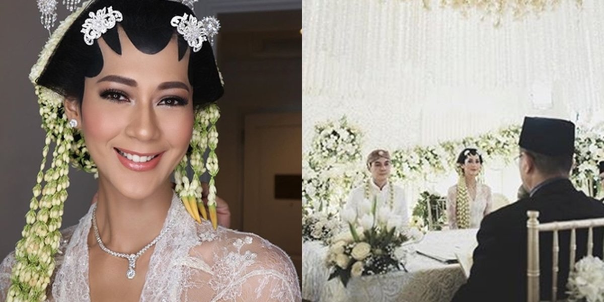 PHOTO: Beautiful Paula Verhoeven during the wedding ceremony with Baim Wong