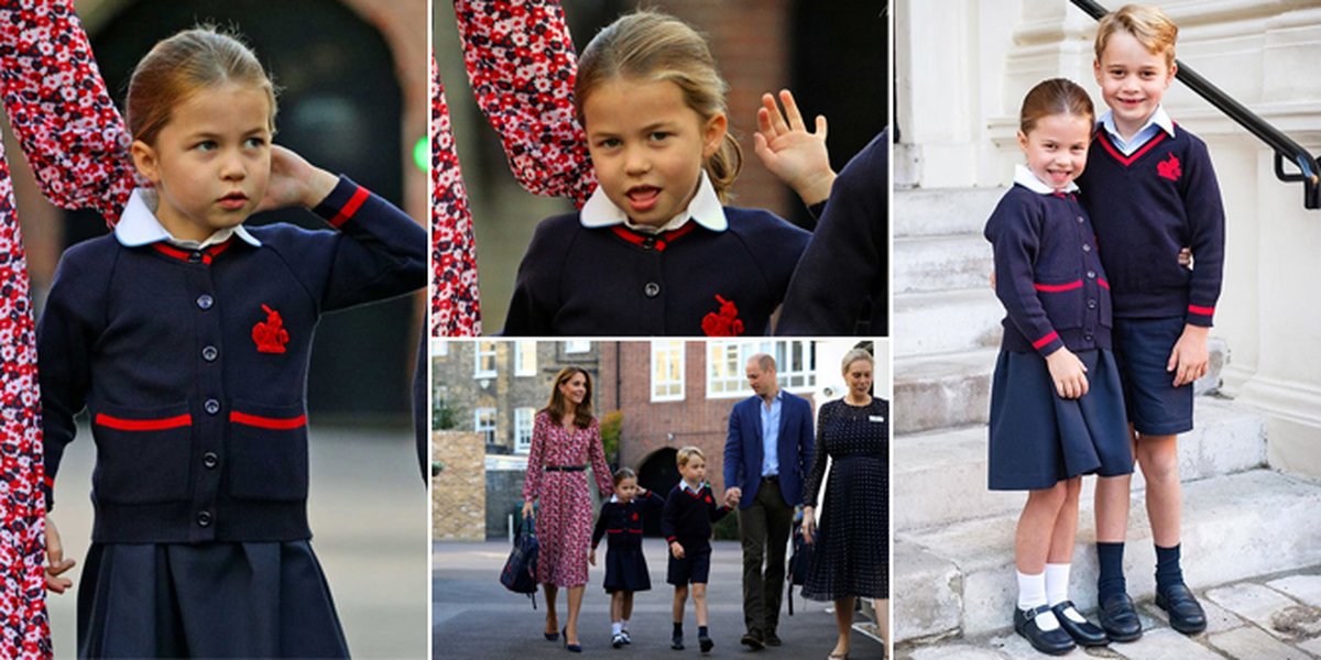 PHOTO: Princess Charlotte Looks Beautiful in Uniform on First Day of School