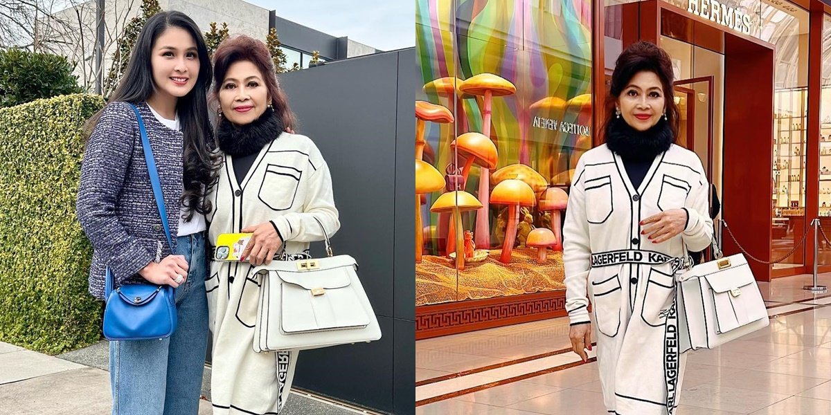 Photo of Catharina Erliani, Sandra Dewi's Mother, who is Timelessly Beautiful, a Socialite Grandmother with Full Branded Appearance