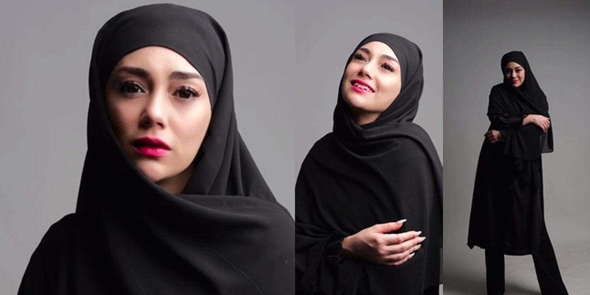 PHOTO Celine Evangelista Photoshoot Wearing Hijab, Netizens: Masha Allah Beautiful