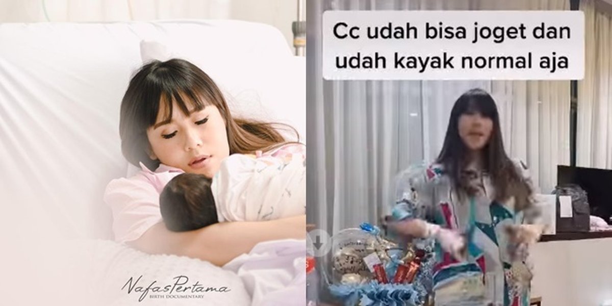 Cherly Juno's Photo, Former Cherrybelle Member, Just Gave Birth Through Caesarean Section and Immediately Danced TikTok Without Feeling Pain