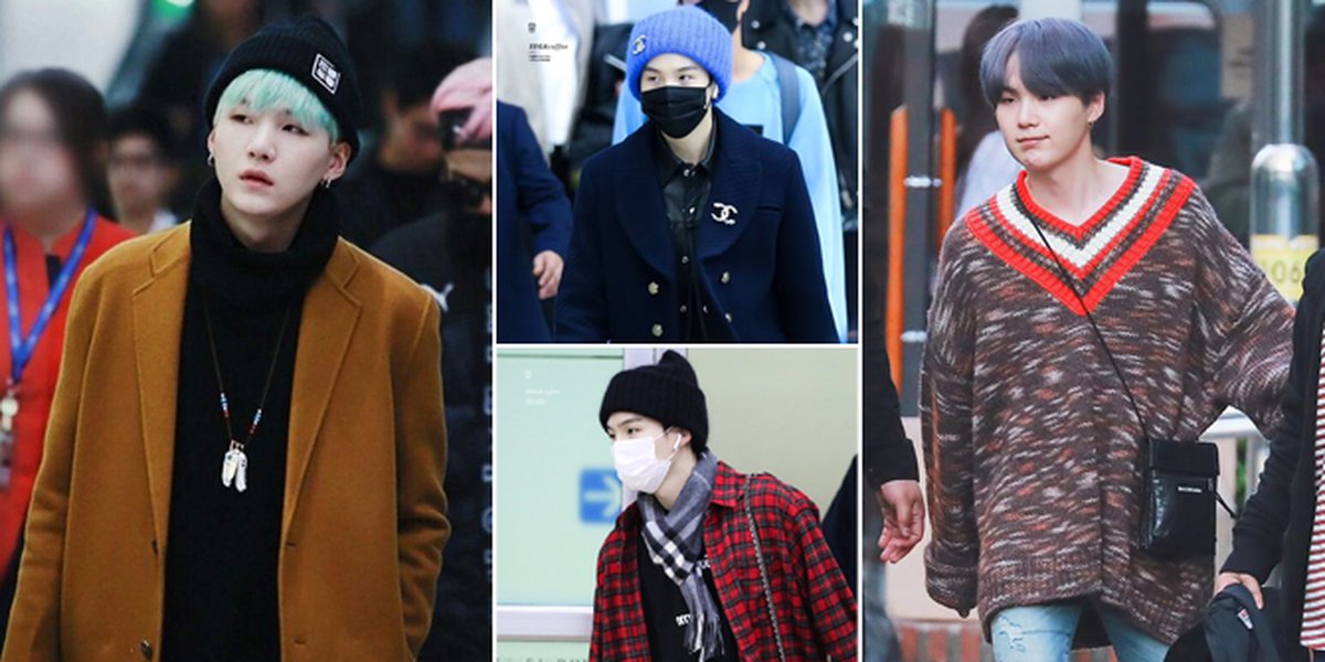 PHOTO: From Cute - Branded, Street Style Suga BTS Looks So Cool!