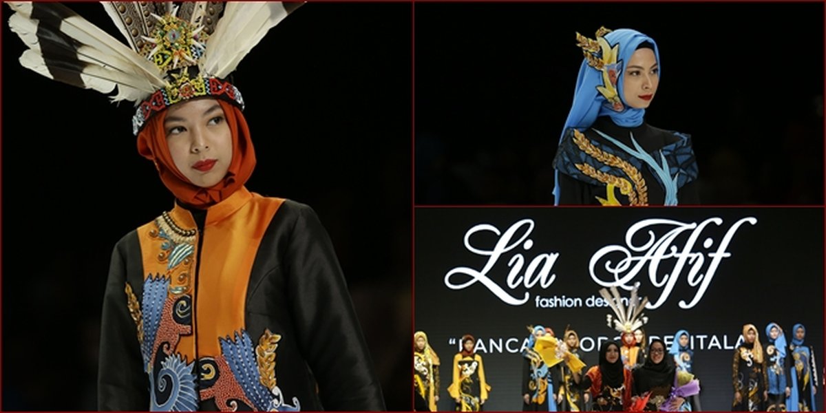 PHOTO: Designer Lia Afif and East Kutai Batik Collection at IFW 2019