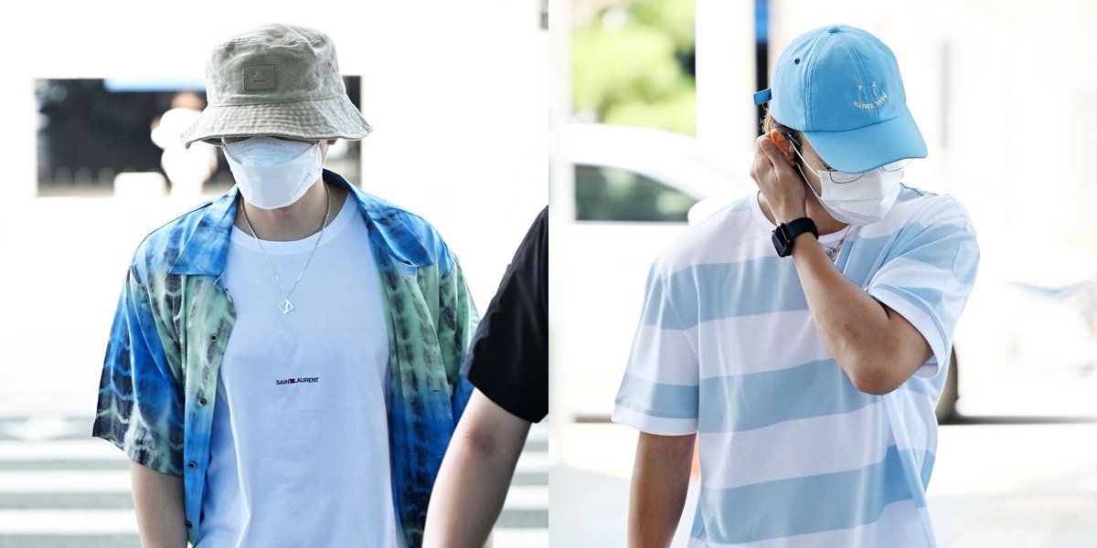 Photo of Donghae and Eunhyuk from Super Junior Departing to Indonesia, Twins but Not Alike