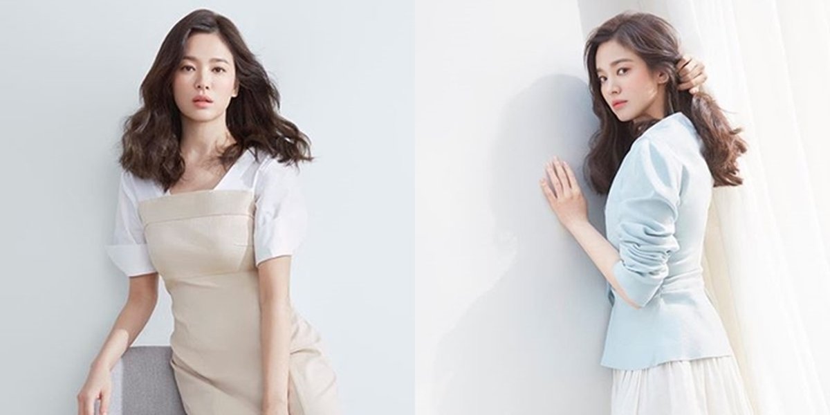 PHOTO: Spring Fashion Song Hye Kyo, Mini Skirt - Open Dress