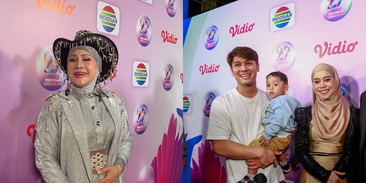 Celebrity Fashion Photos at Indosiar's Birthday, Focused on Rizky Billar Wearing a T-shirt - Elvy Sukaesih is No Less Than the Young Ones