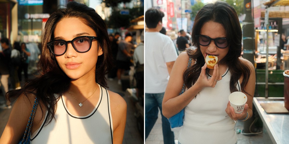 Beautiful Photos of Azizah Salsha's Vacation in Korea, Praised by Pratama Arhan - Jajan Street Food