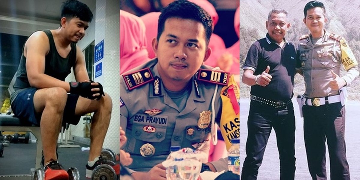 Photos of Ega Prayudi, Tukul Arwana's Handsome and Muscular Police Son with a Prominent Rank and Rarely Seen!