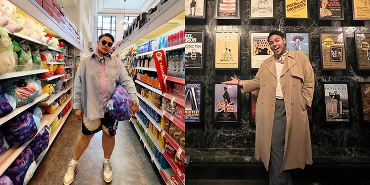 Photos of Ivan Gunawan's Vacation in New York, appearing more confident after losing nearly 50 kg