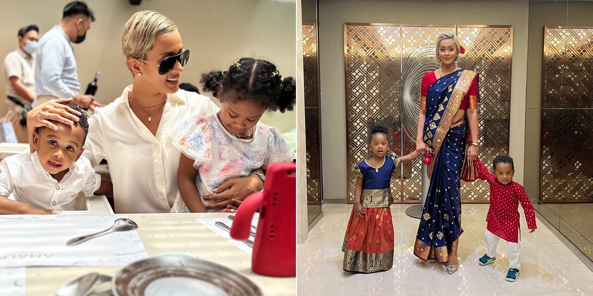 Photos of Kimmy Jayanti Taking Care of Her Two Children, Hot Mama Who Always Looks Slay